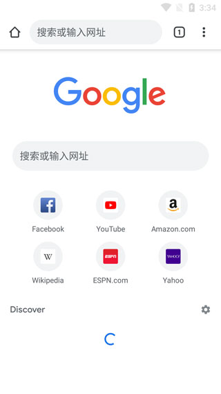 谷歌浏览器海外版2